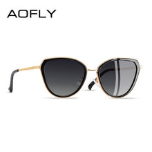 Load image into Gallery viewer, AOFLY Metal Frame Cat Eye Women Sunglasses