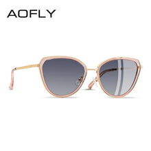 Load image into Gallery viewer, AOFLY Metal Frame Cat Eye Women Sunglasses