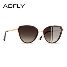 Load image into Gallery viewer, AOFLY Metal Frame Cat Eye Women Sunglasses