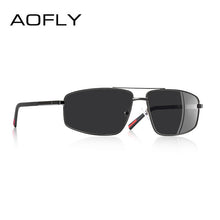Load image into Gallery viewer, AOFLY DESIGN Brand Men&#39;s Vintage Rectangle Sunglasses