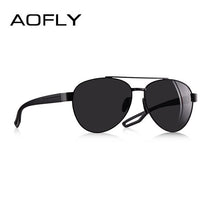 Load image into Gallery viewer, AOFLY DESIGN Men Vintage Metal Polarized Sunglasses